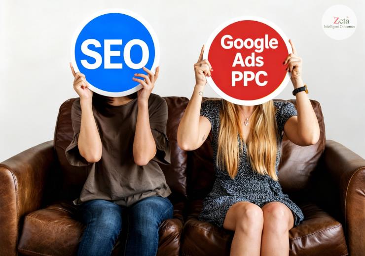 SEO vs Google Ads ZetaIO